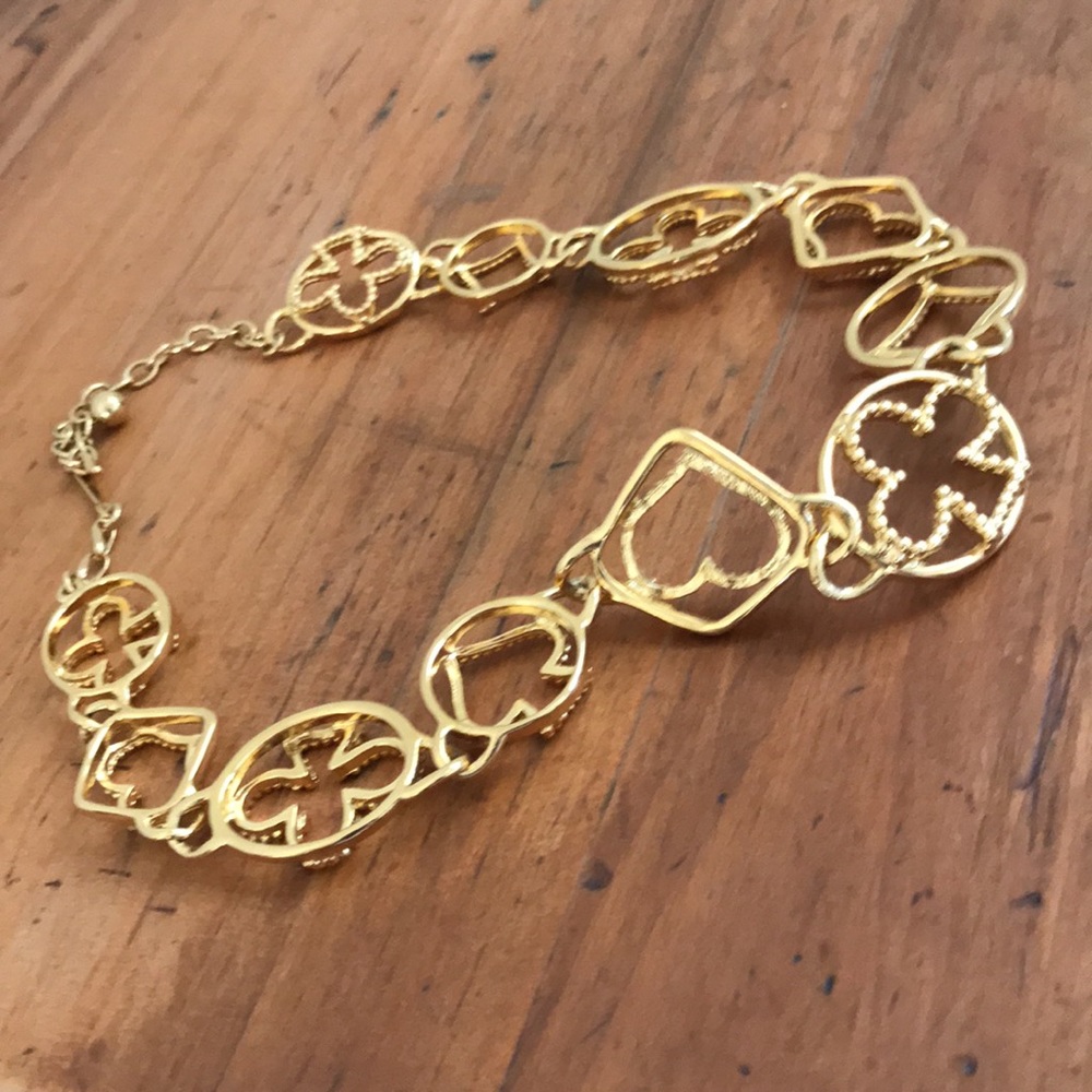 Four Suits Gold-Plated Necklace